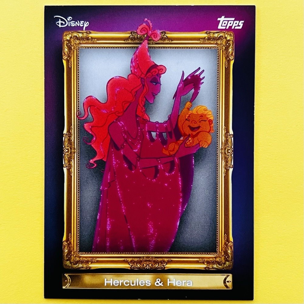 2026 Topps Disney Neon‎ Hercules & Hera FF-9 Family First Insert